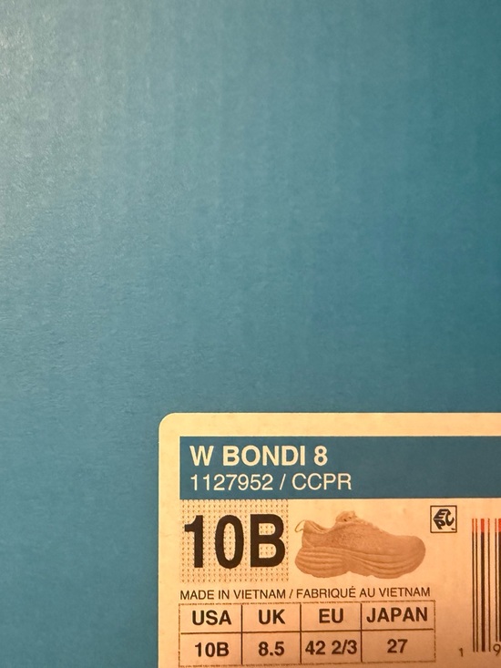 Hoka One One Shoes - Hoka One One W Bondi 8 Pink and Black Shoe Interior Label